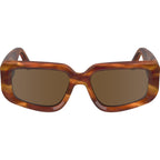 VB670S, Striped Blonde Havana/Brown Lenses