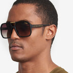 Victory C 01/S, Matte Black/Brown Gradient Lenses