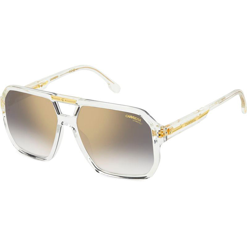 Victory C 01/S, Crystal/Grey Gold Mirror Lenses