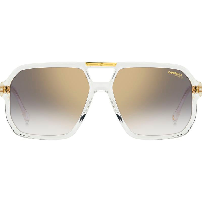 Victory C 01/S, Crystal/Grey Gold Mirror Lenses