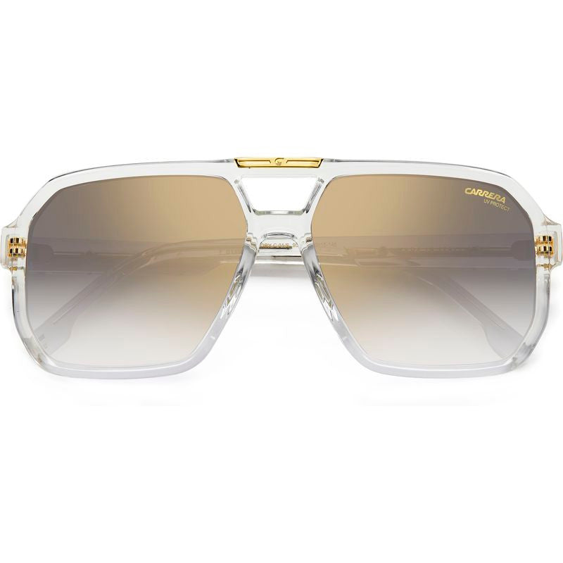 Victory C 01/S, Crystal/Grey Gold Mirror Lenses