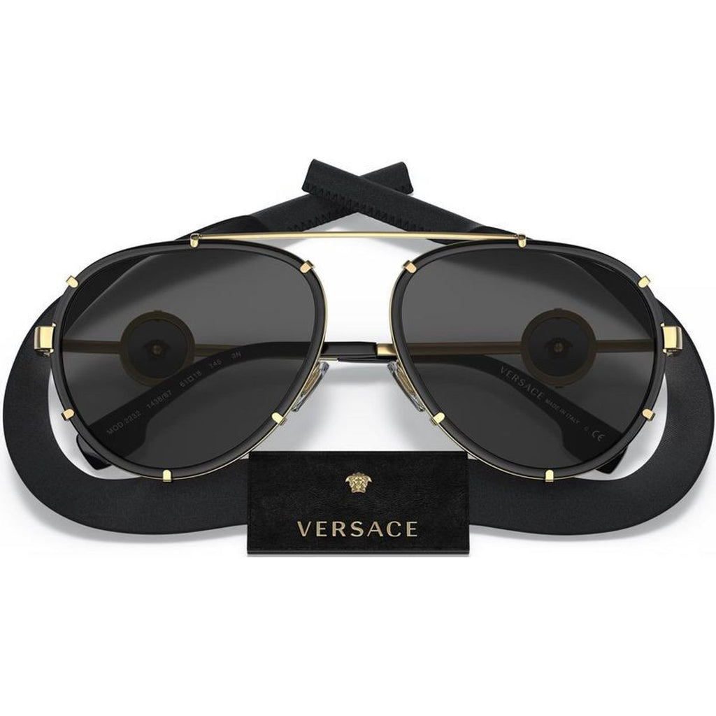 VE2232, Black/Dark Grey Lenses