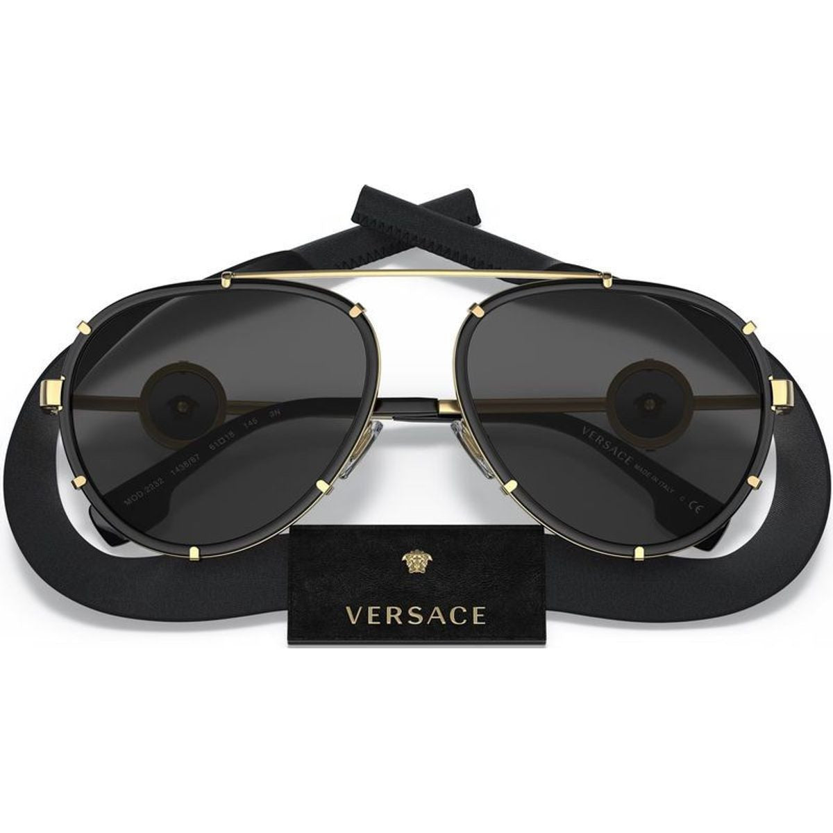 VE2232, Black/Dark Grey Lenses