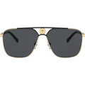 VE2238, Gold and Matte Black/Dark Grey Lenses