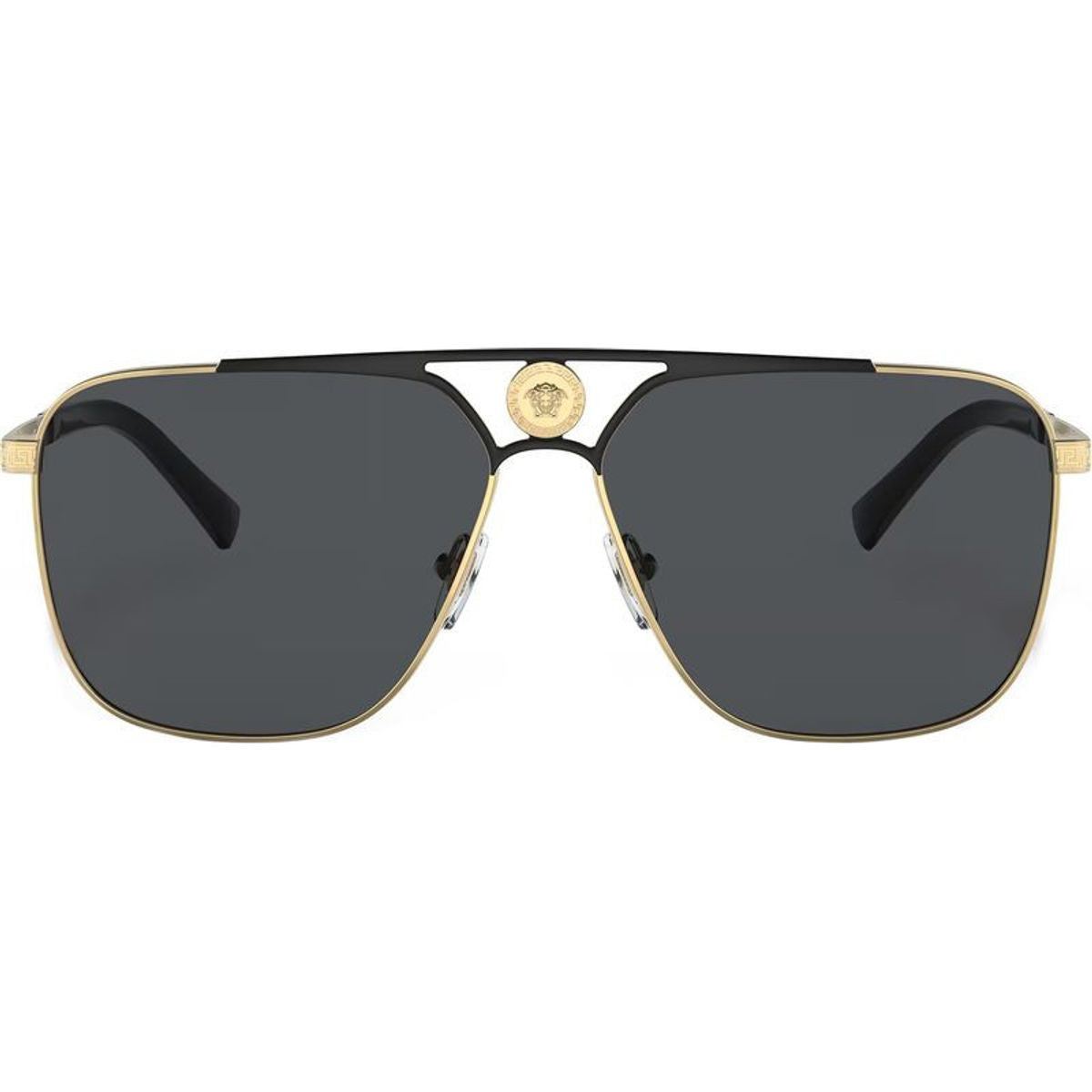 VE2238, Gold and Matte Black/Dark Grey Lenses