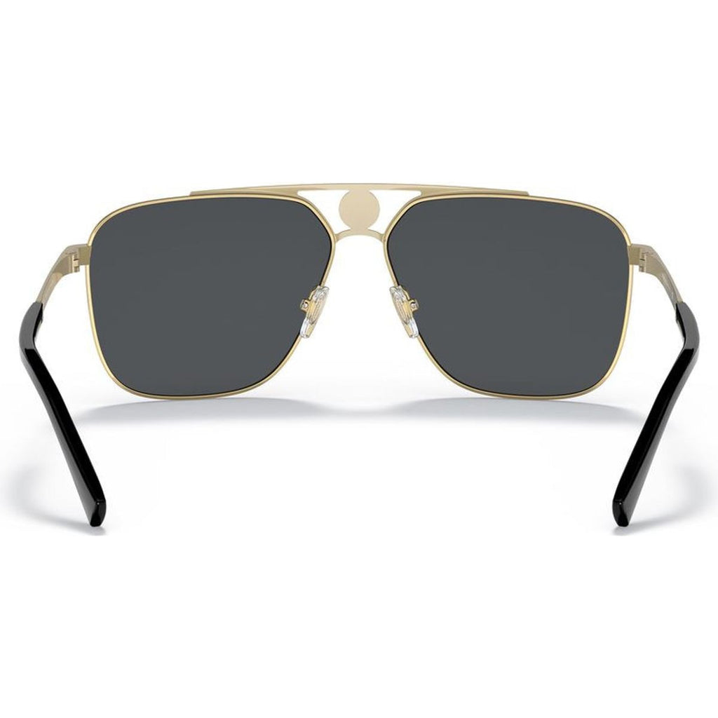 VE2238, Gold and Matte Black/Dark Grey Lenses