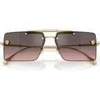 VE2245, Gold/Pink Grey Silver Flash Mirror Gradient Lenses
