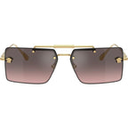 VE2245, Gold/Pink Grey Silver Flash Mirror Gradient Lenses