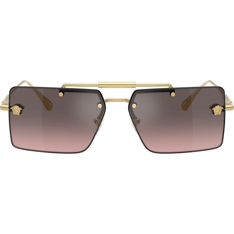 VE2245, Gold/Pink Grey Silver Flash Mirror Gradient Lenses