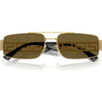 VE2257, Gold/Dark Brown Lenses