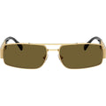 VE2257, Gold/Dark Brown Lenses