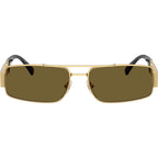 VE2257, Gold/Dark Brown Lenses