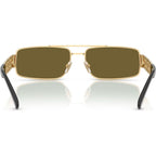 VE2257, Gold/Dark Brown Lenses