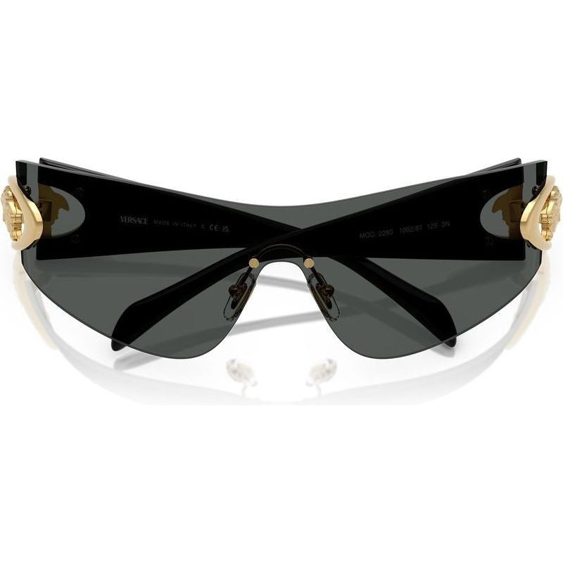 VE2280, Black and Gold/Dark Grey Lenses