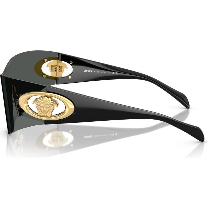 VE2280, Black and Gold/Dark Grey Lenses