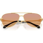 VE2283, Gold/Dark Pink Orange Gradient Lenses