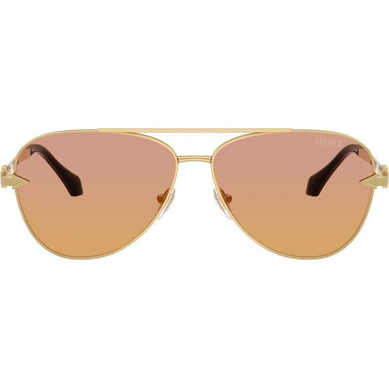 VE2283, Gold/Dark Pink Orange Gradient Lenses