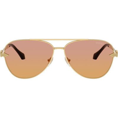 VE2283, Gold/Dark Pink Orange Gradient Lenses