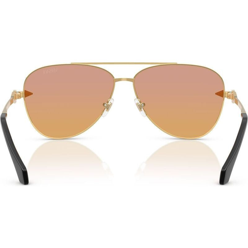 VE2283, Gold/Dark Pink Orange Gradient Lenses
