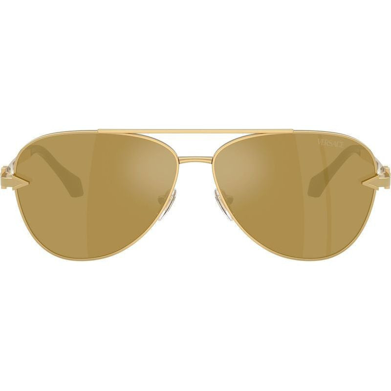 VE2283, Gold/Gold Brown Mirror Lenses