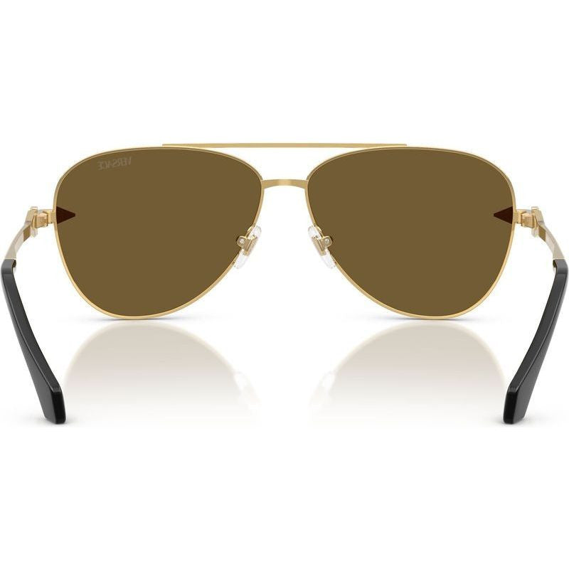 VE2283, Gold/Gold Brown Mirror Lenses