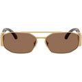 VE2287, Gold/Dark Brown Lenses
