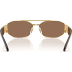 VE2287, Gold/Dark Brown Lenses