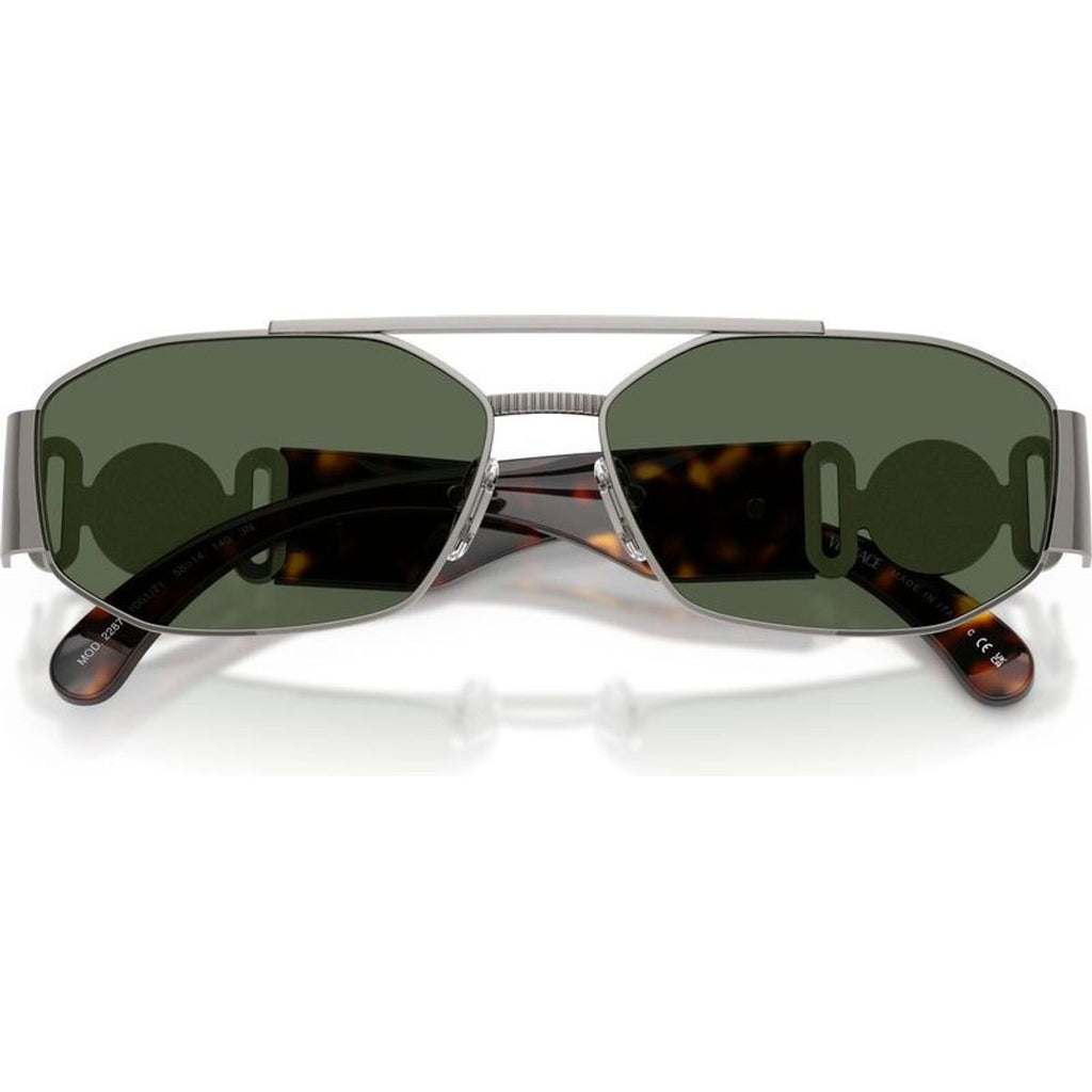 VE2287, Gunmetal/Dark Green Lenses
