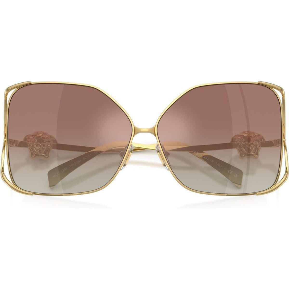 VE2288, Gold/Brown Silver Mirror Gradient Lenses