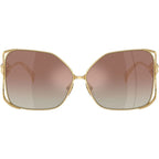 VE2288, Gold/Brown Silver Mirror Gradient Lenses