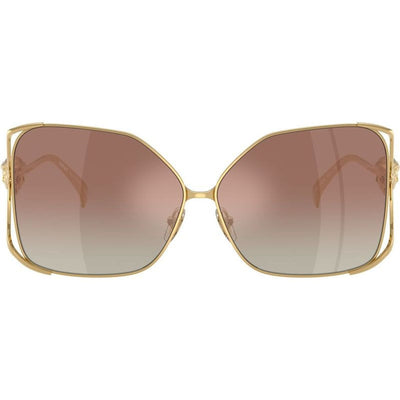 VE2288, Gold/Brown Silver Mirror Gradient Lenses