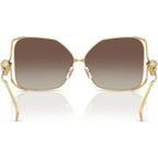 VE2288, Gold/Brown Silver Mirror Gradient Lenses