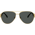 VE2289, Gold/Dark Grey Lenses