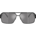 VE2290, Matte Black/Dark Grey Silver Mirror Lenses
