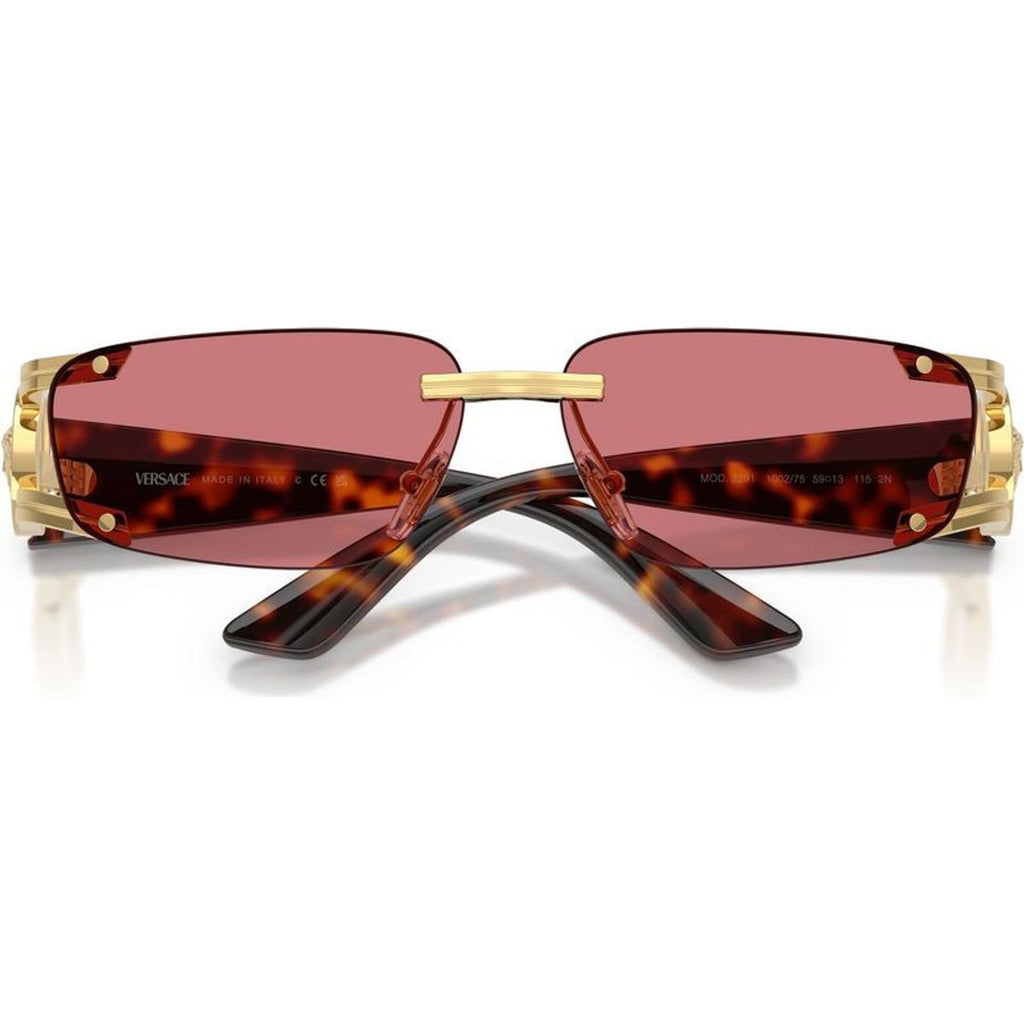 VE2291, Gold/Red Hiper 8 Lenses