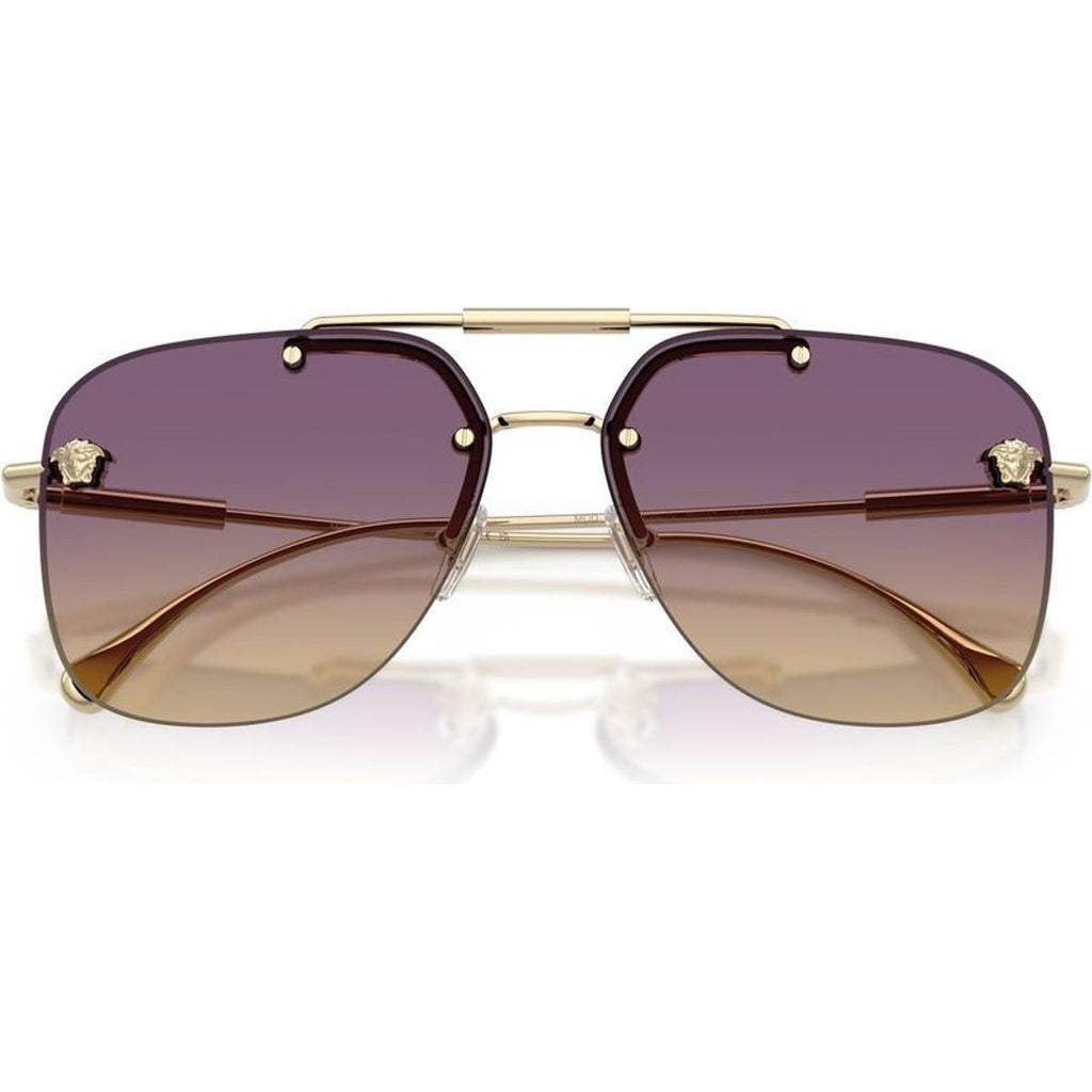 VE2296, Pale Gold/Violet Yellow Gradient Lenses