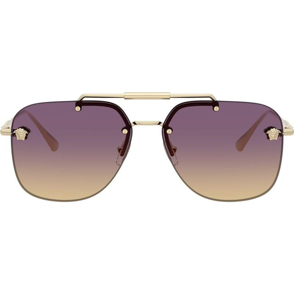 VE2296, Pale Gold/Violet Yellow Gradient Lenses