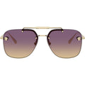 VE2296, Pale Gold/Violet Yellow Gradient Lenses