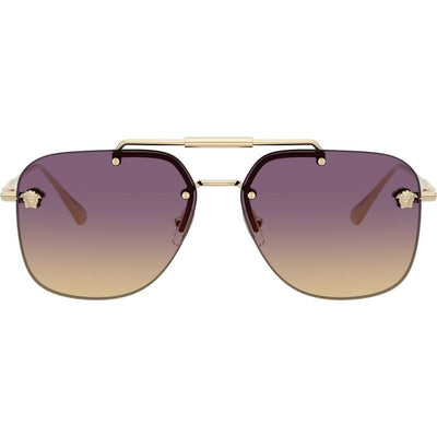 VE2296, Pale Gold/Violet Yellow Gradient Lenses