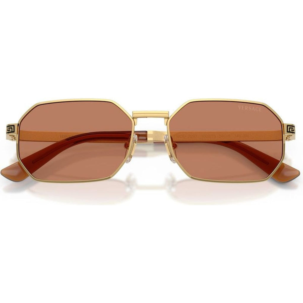 VE2297, Gold/Brown Lenses