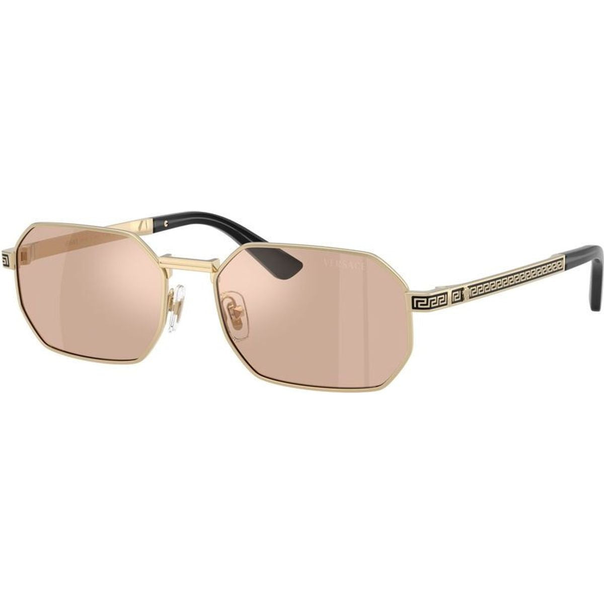 VE2297, Pale Gold/Light Pink Silver Mirror Lenses