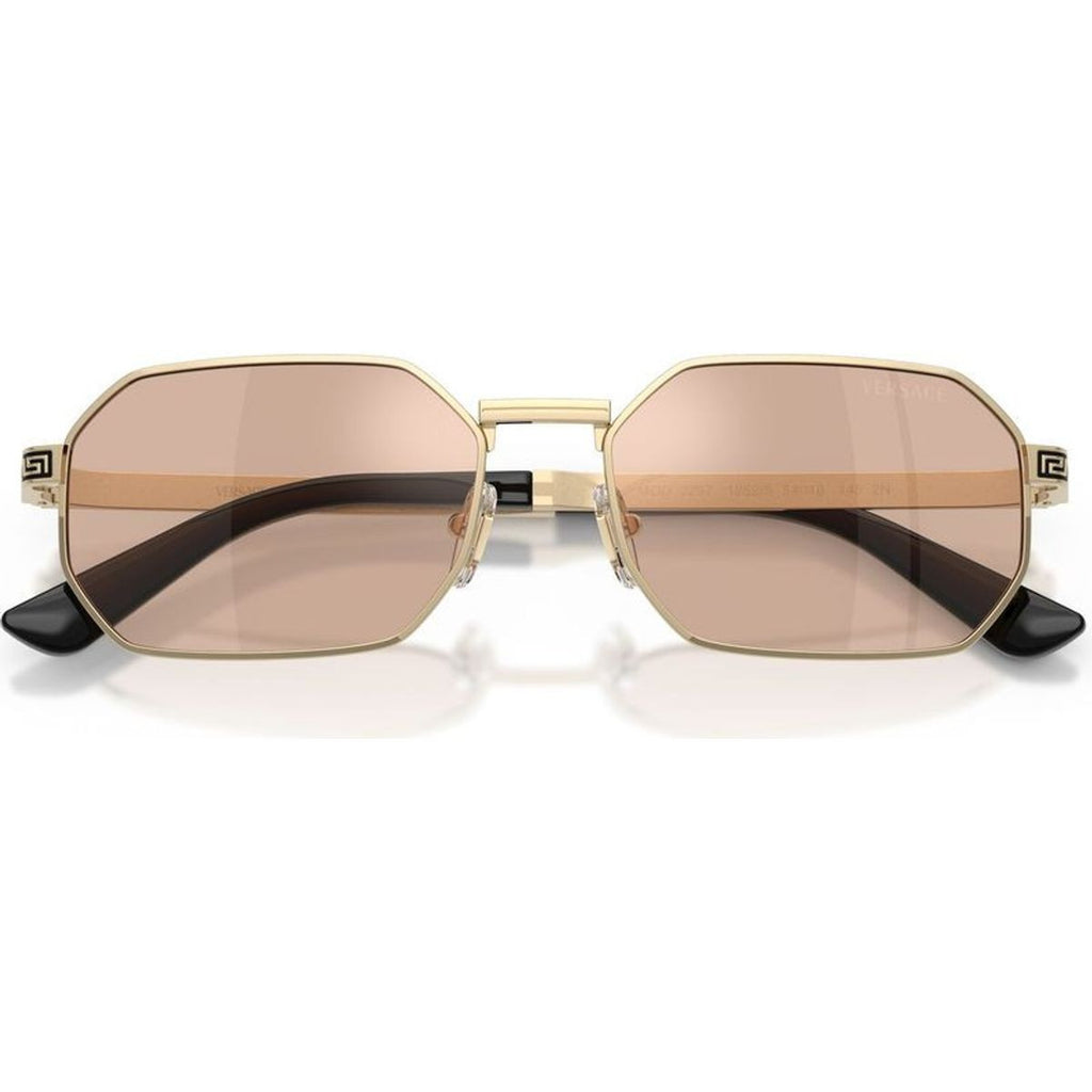 VE2297, Pale Gold/Light Pink Silver Mirror Lenses