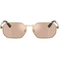 VE2297, Pale Gold/Light Pink Silver Mirror Lenses