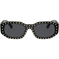 VE4361, Black and Gold Studs/Dark Grey Lenses
