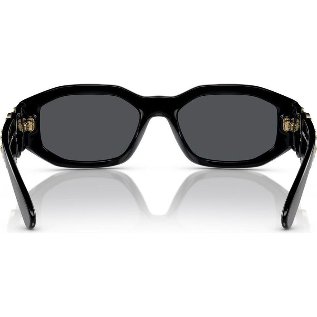 VE4361, Black and Gold Studs/Dark Grey Lenses