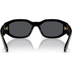 VE4361, Black and Gold Studs/Dark Grey Lenses