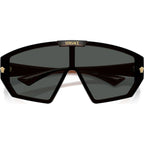 VE4461, Transparent Brown/Brown Gradient and Black Lenses