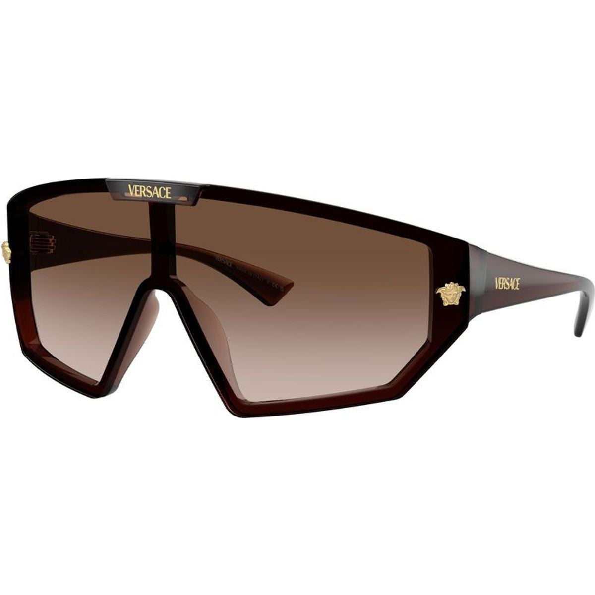 VE4461, Transparent Brown/Brown Gradient and Black Lenses