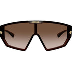 VE4461, Transparent Brown/Brown Gradient and Black Lenses