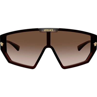 VE4461, Transparent Brown/Brown Gradient and Black Lenses